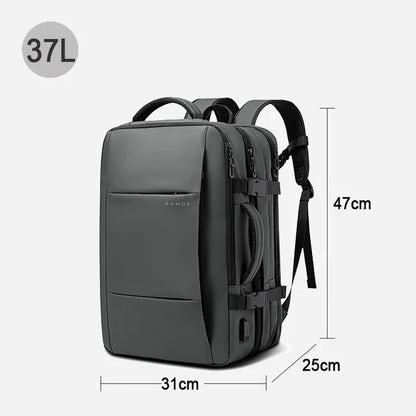 BANGE Business Trip Travel Waterproof Extension Pack Flight Approved Carry On Backpack