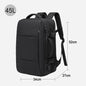 BANGE Business Trip Travel Waterproof Extension Pack Flight Approved Carry On Backpack