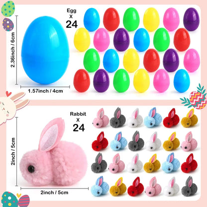 Easter Egg Mini Rabbit Plush Doll Blind Box